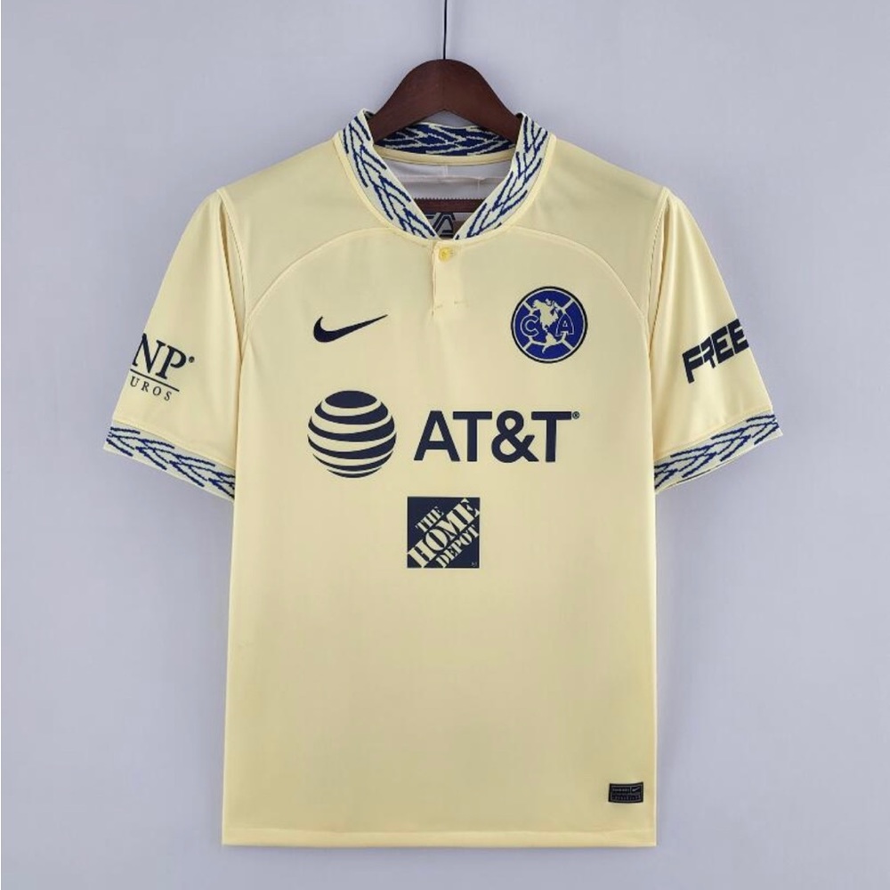 Nike Cream and Blue Men's Jersey